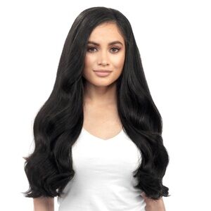 Bellami KHALEESI 280g 20" Jet Black (100% Remy Hair) Clip in Hair Extensions